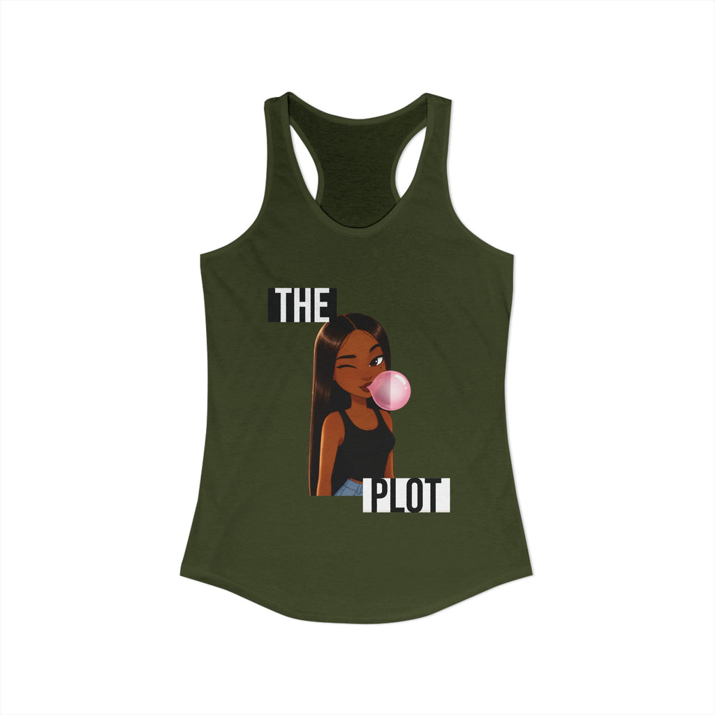 "The Plot" Women's Ideal Racerback Tank
