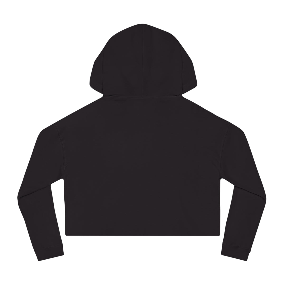 "Becoming Her." Cropped Hooded Sweatshirt