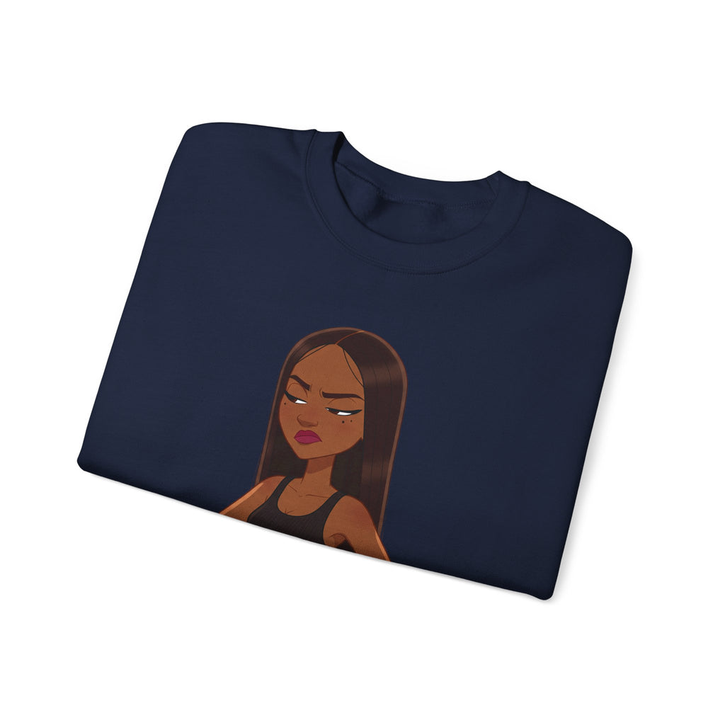 "Not Today" Graphic Crewneck Sweatshirt