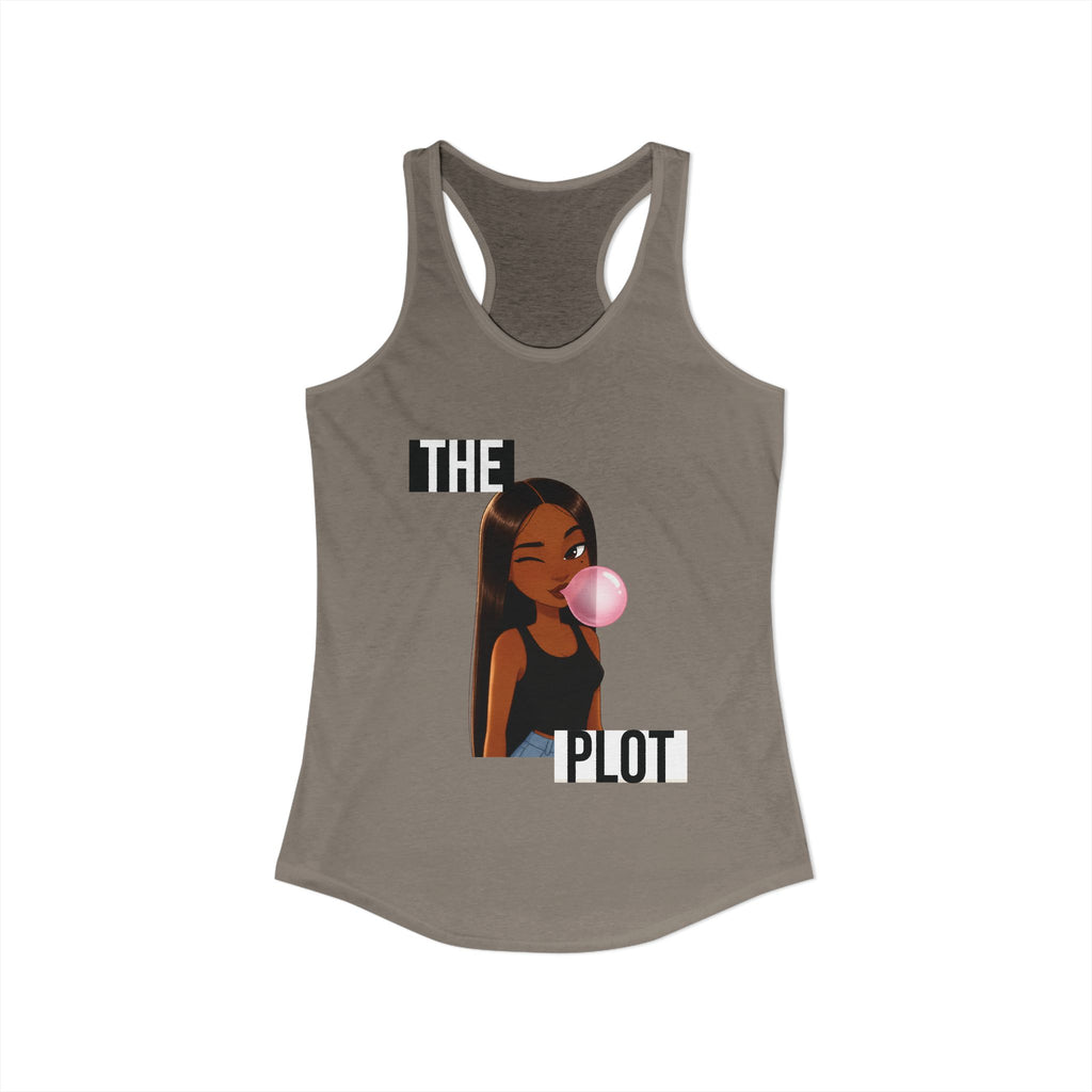 "The Plot" Women's Ideal Racerback Tank