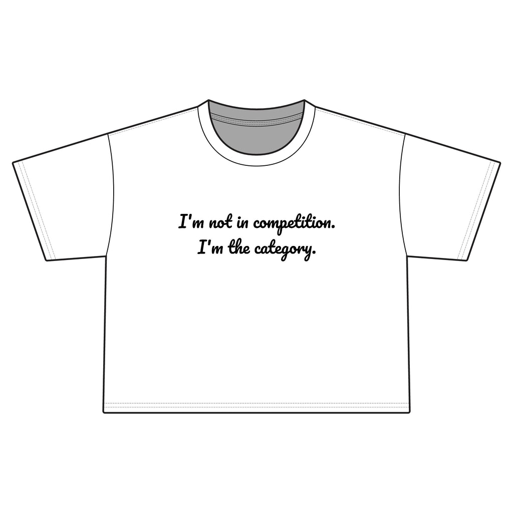 "no competition" Cropped Tee