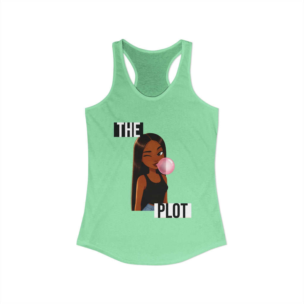 "The Plot" Women's Ideal Racerback Tank