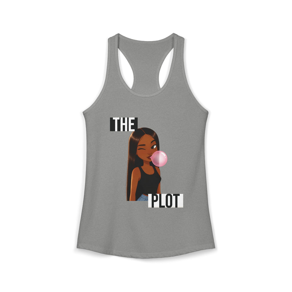 "The Plot" Women's Ideal Racerback Tank
