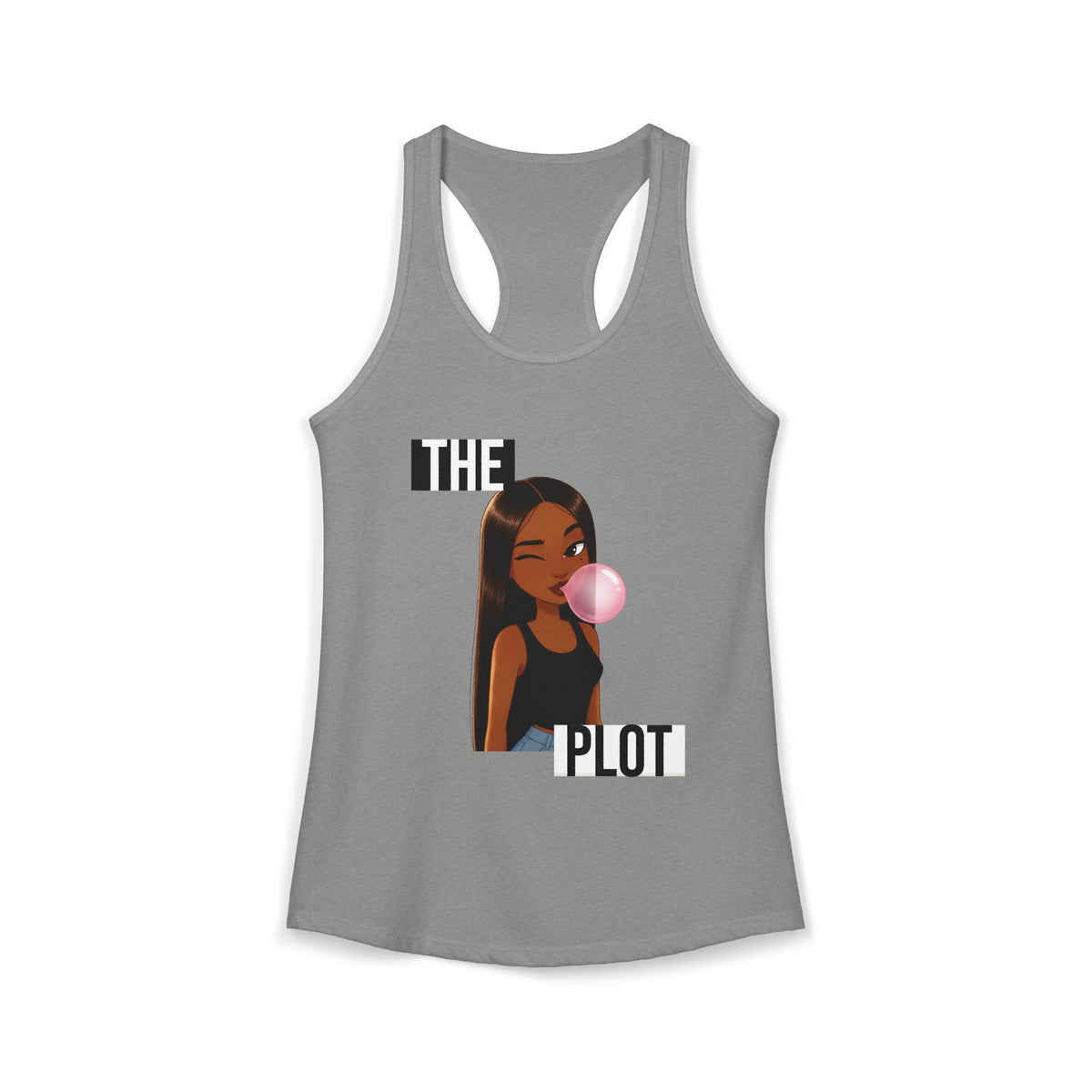 "The Plot" Women's Ideal Racerback Tank
