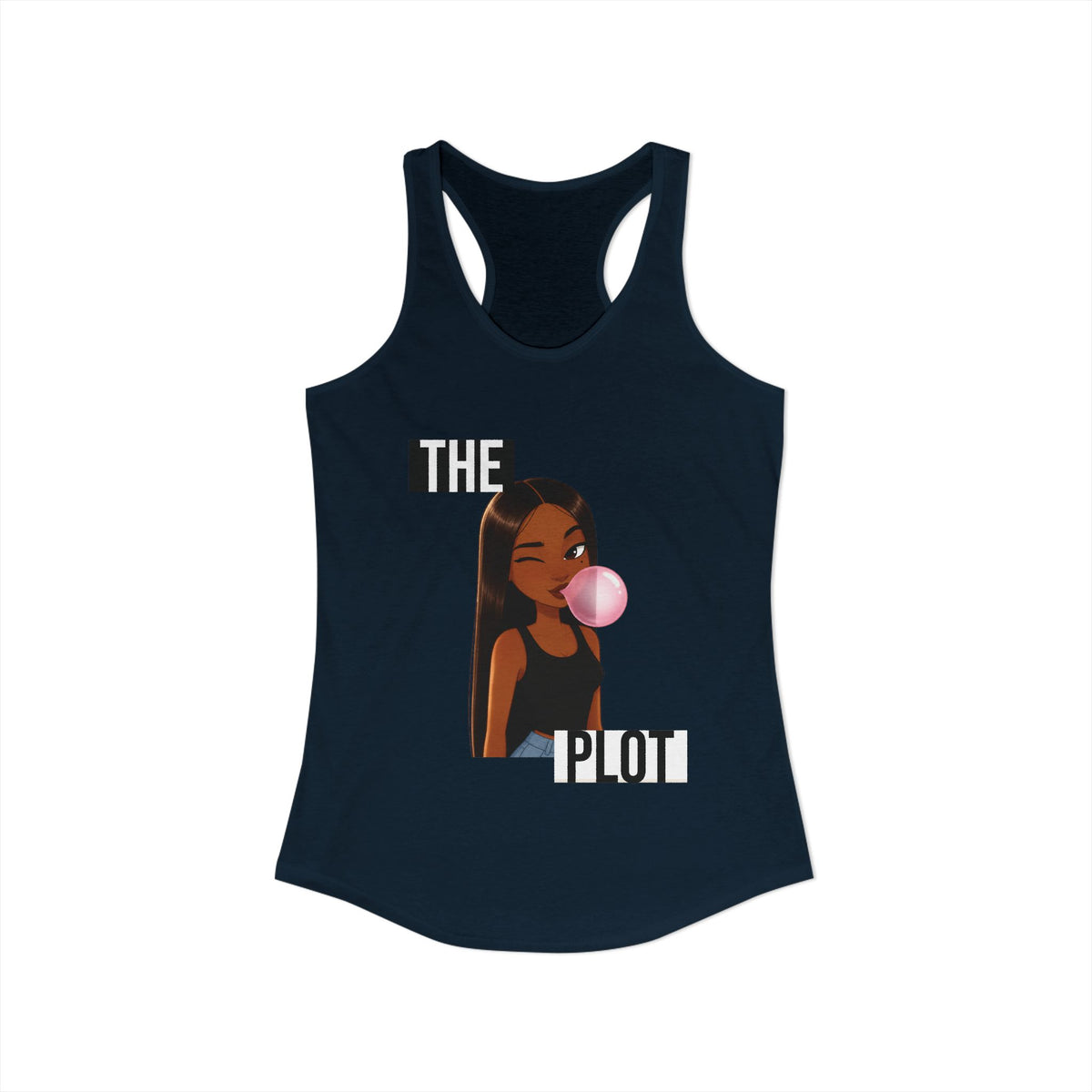 "The Plot" Women's Ideal Racerback Tank