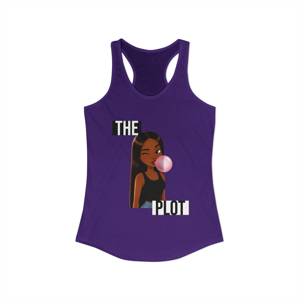 "The Plot" Women's Ideal Racerback Tank