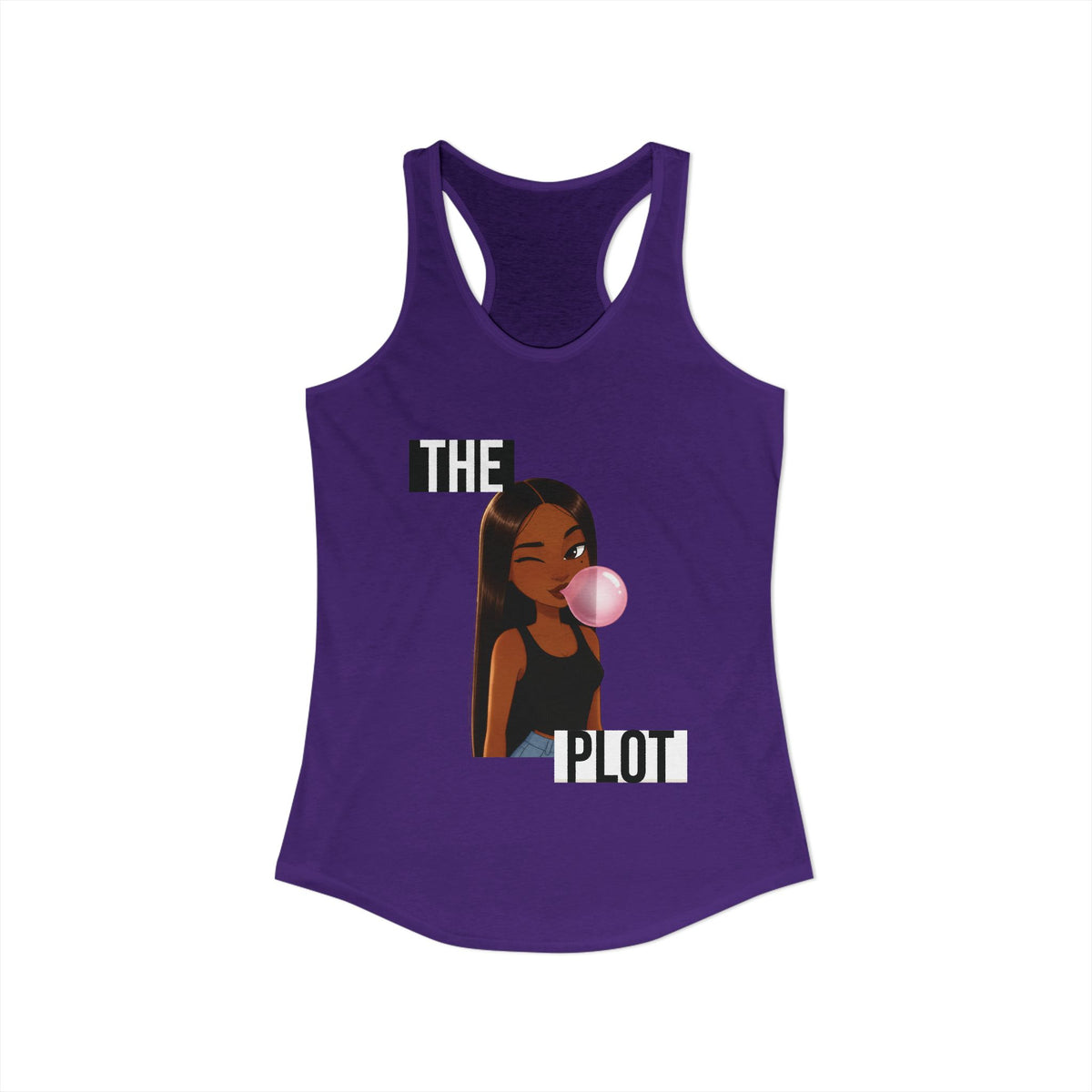 "The Plot" Women's Ideal Racerback Tank