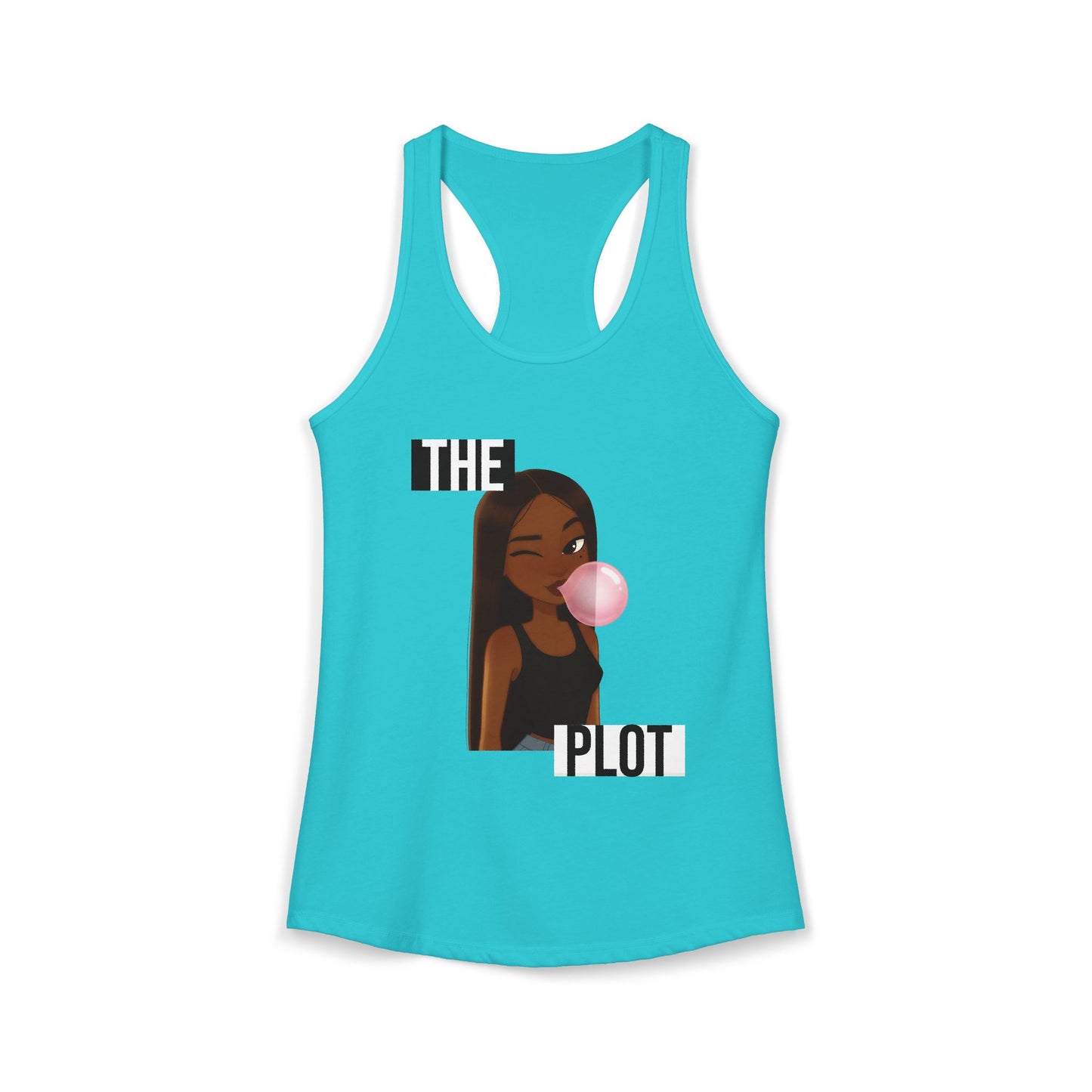 "The Plot" Women's Ideal Racerback Tank