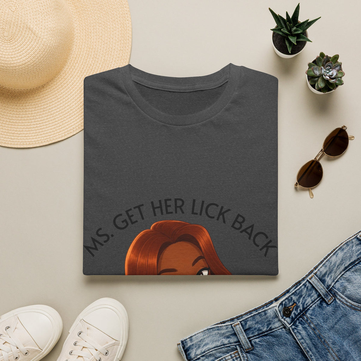 Ms. Get Her Lick Back "Mavi" T-Shirt — Graphic Tee for Women