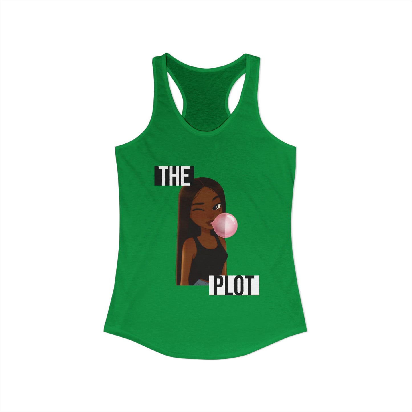 "The Plot" Women's Ideal Racerback Tank