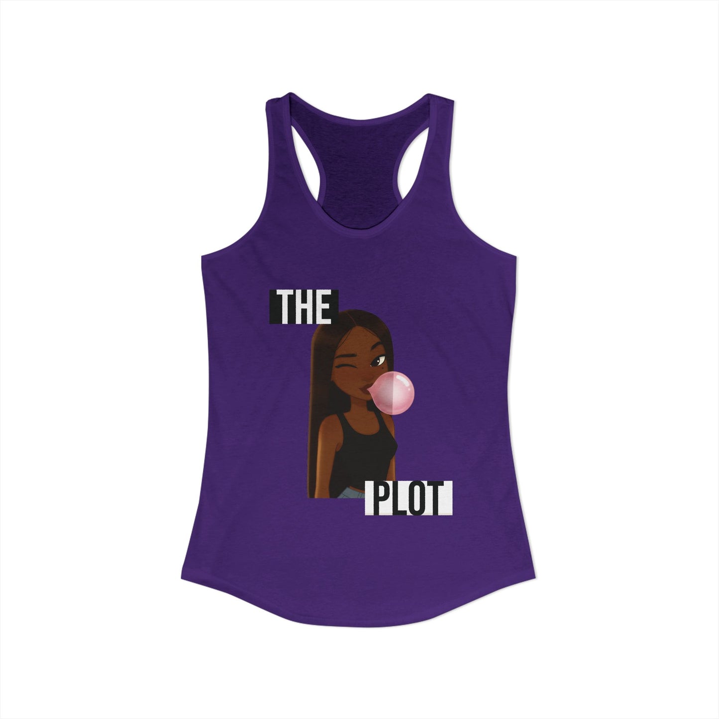 "The Plot" Women's Ideal Racerback Tank
