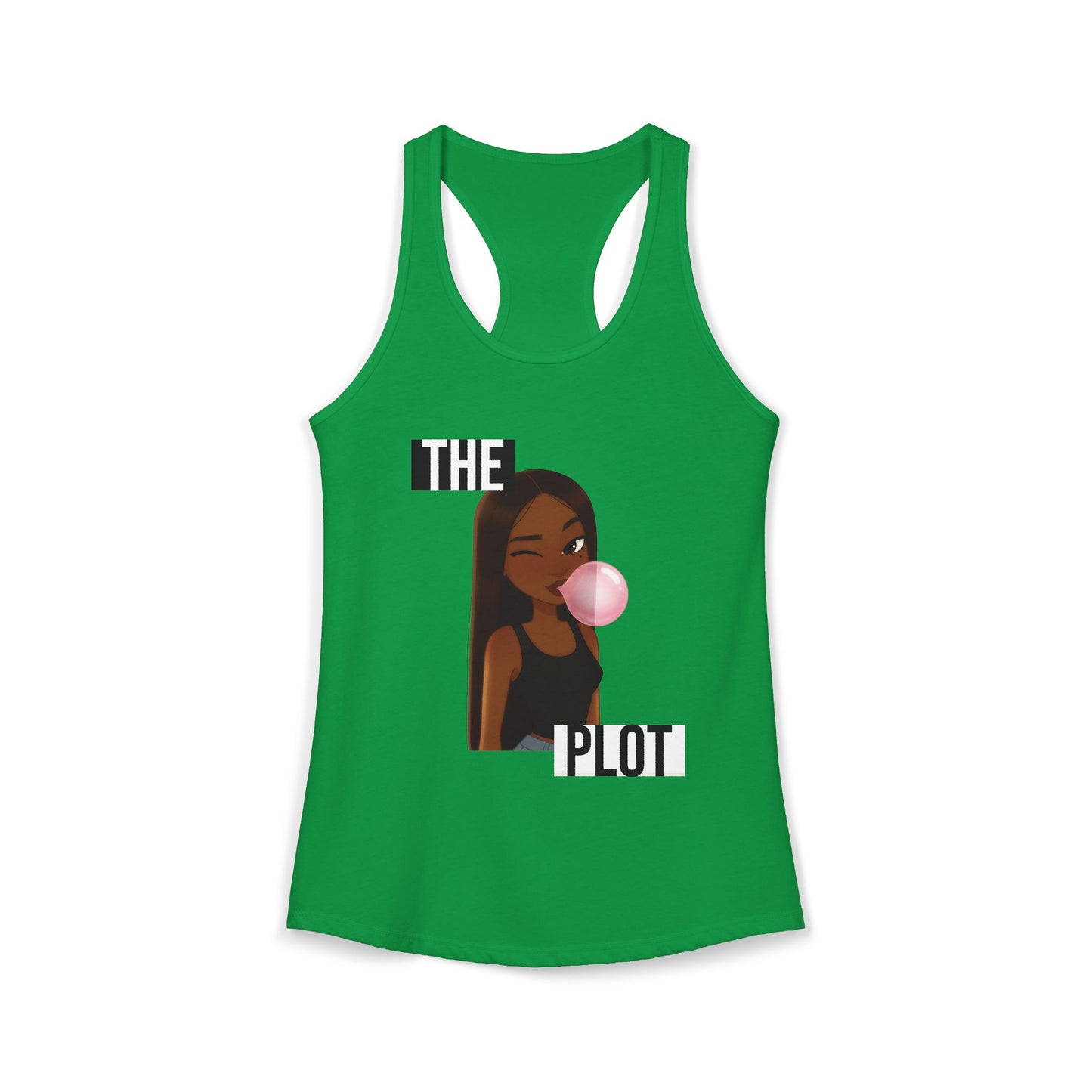 "The Plot" Women's Ideal Racerback Tank