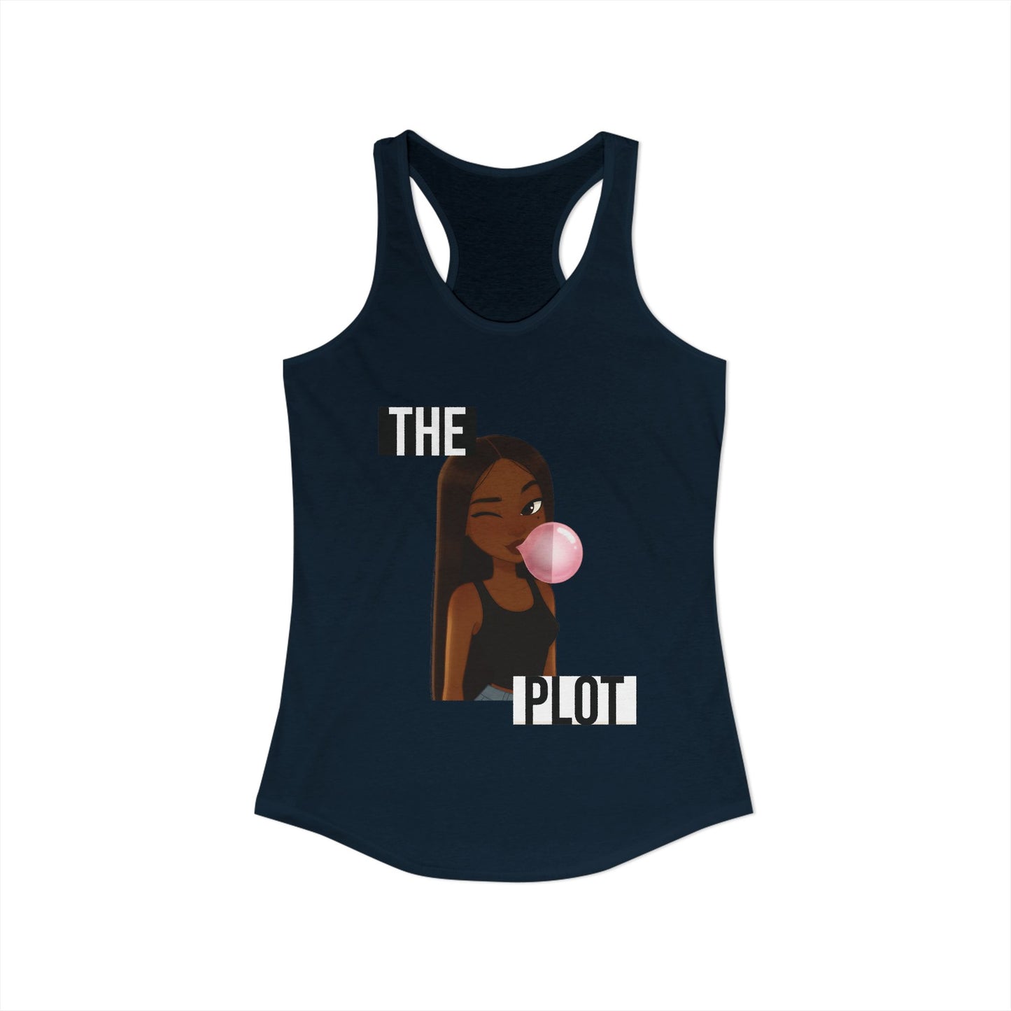 "The Plot" Women's Ideal Racerback Tank