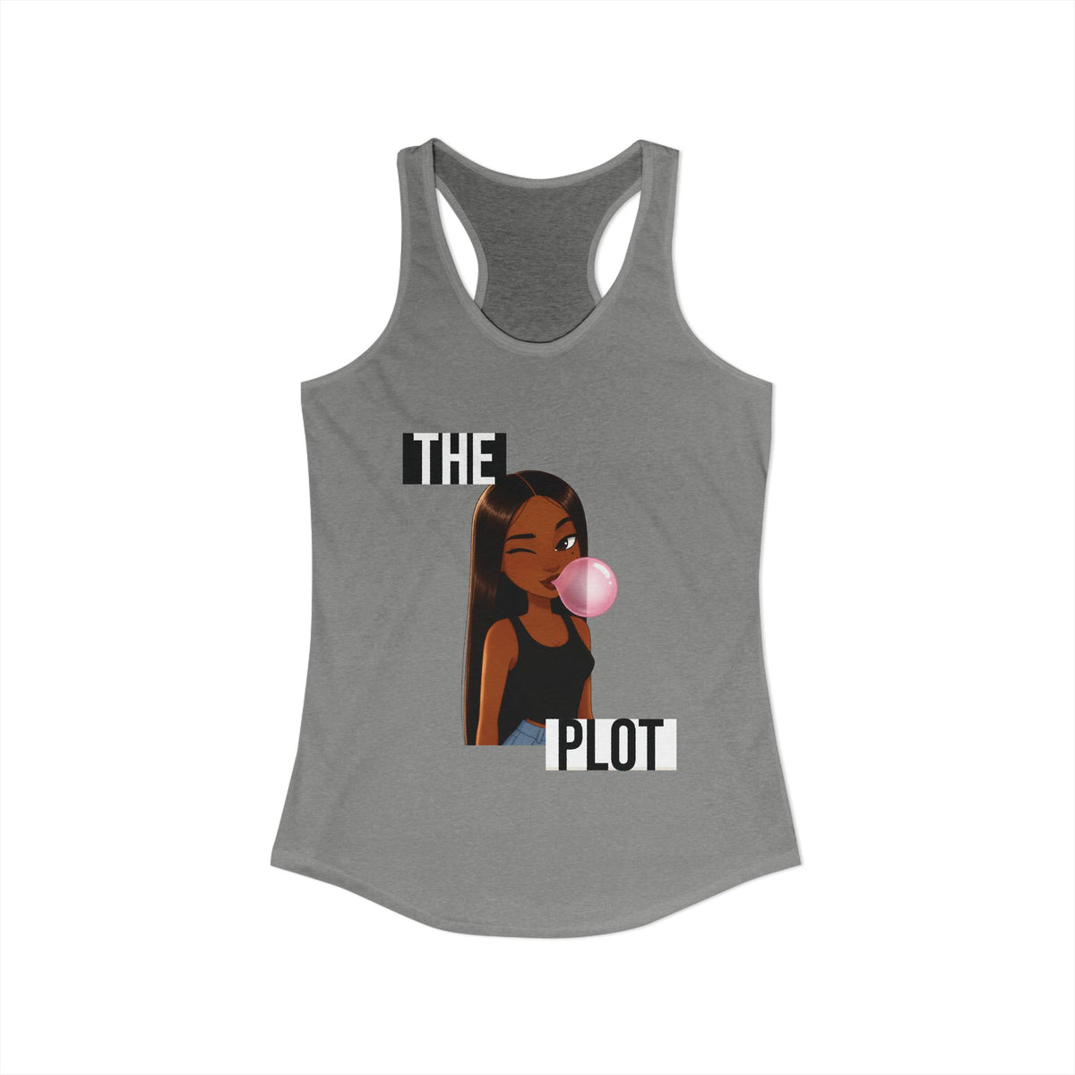 "The Plot" Women's Ideal Racerback Tank