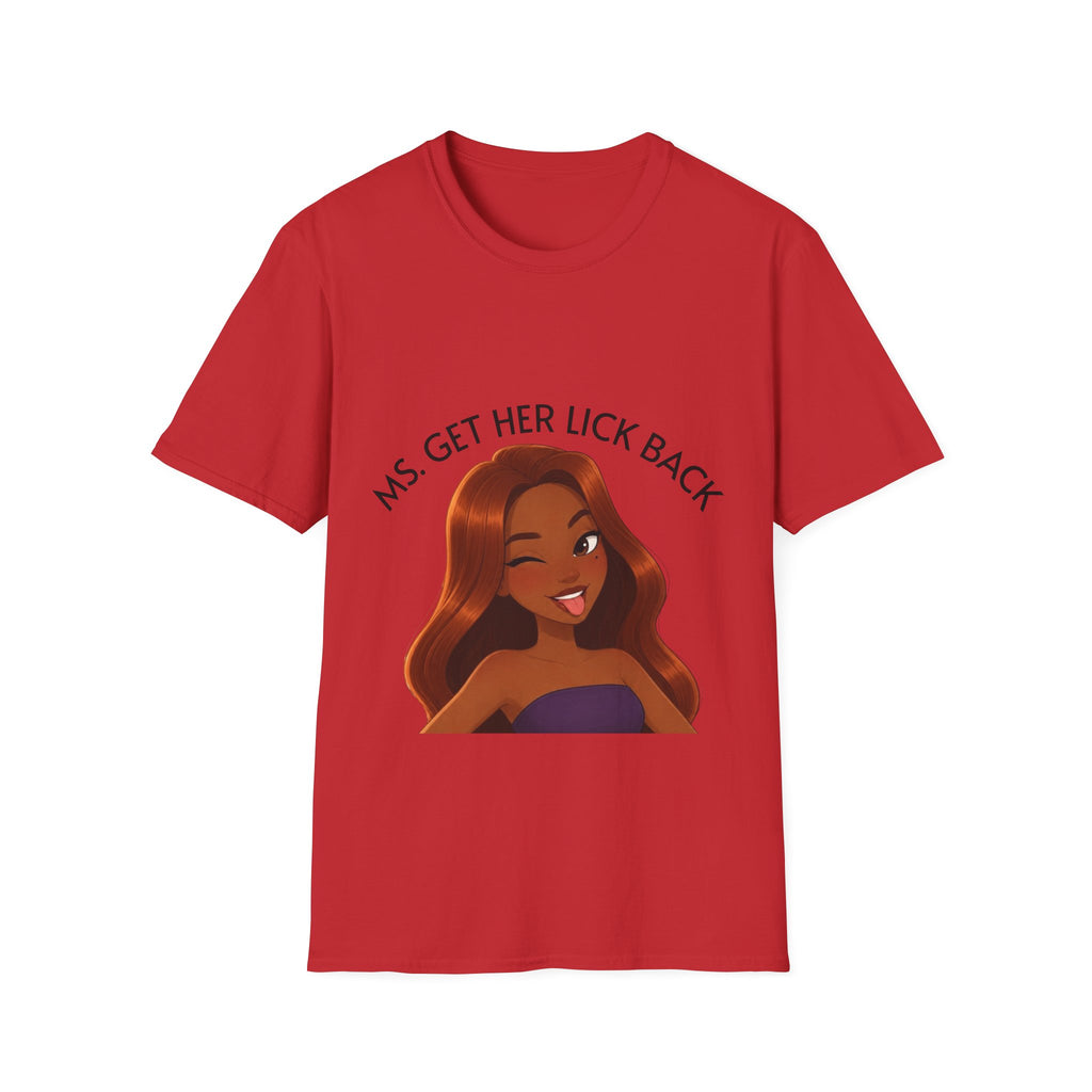Ms. Get Her Lick Back "Mavi" T-Shirt — Graphic Tee for Women