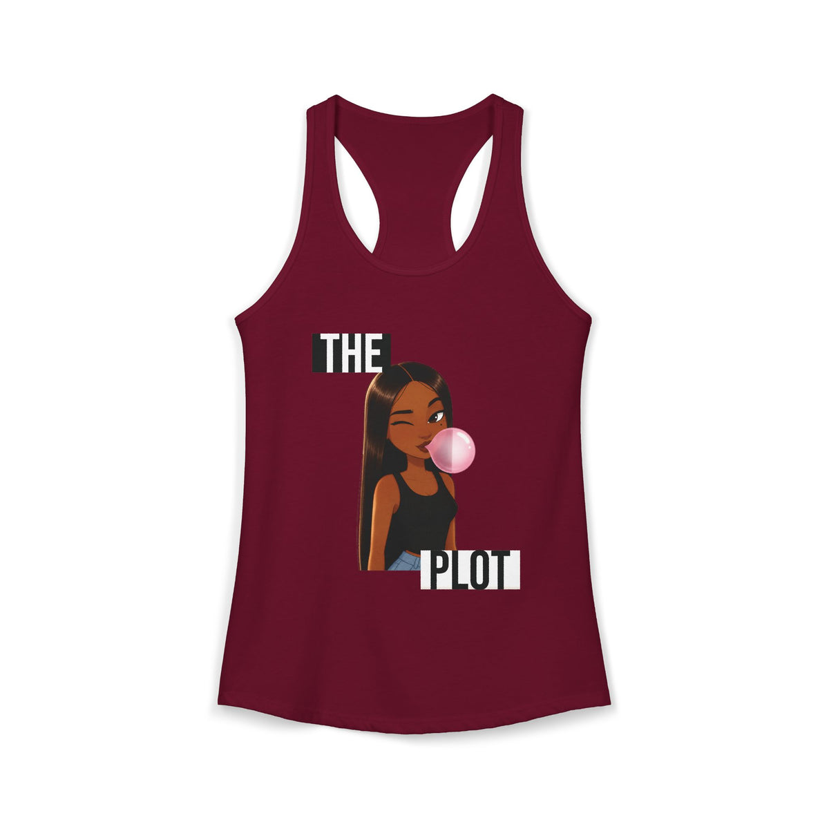 "The Plot" Women's Ideal Racerback Tank