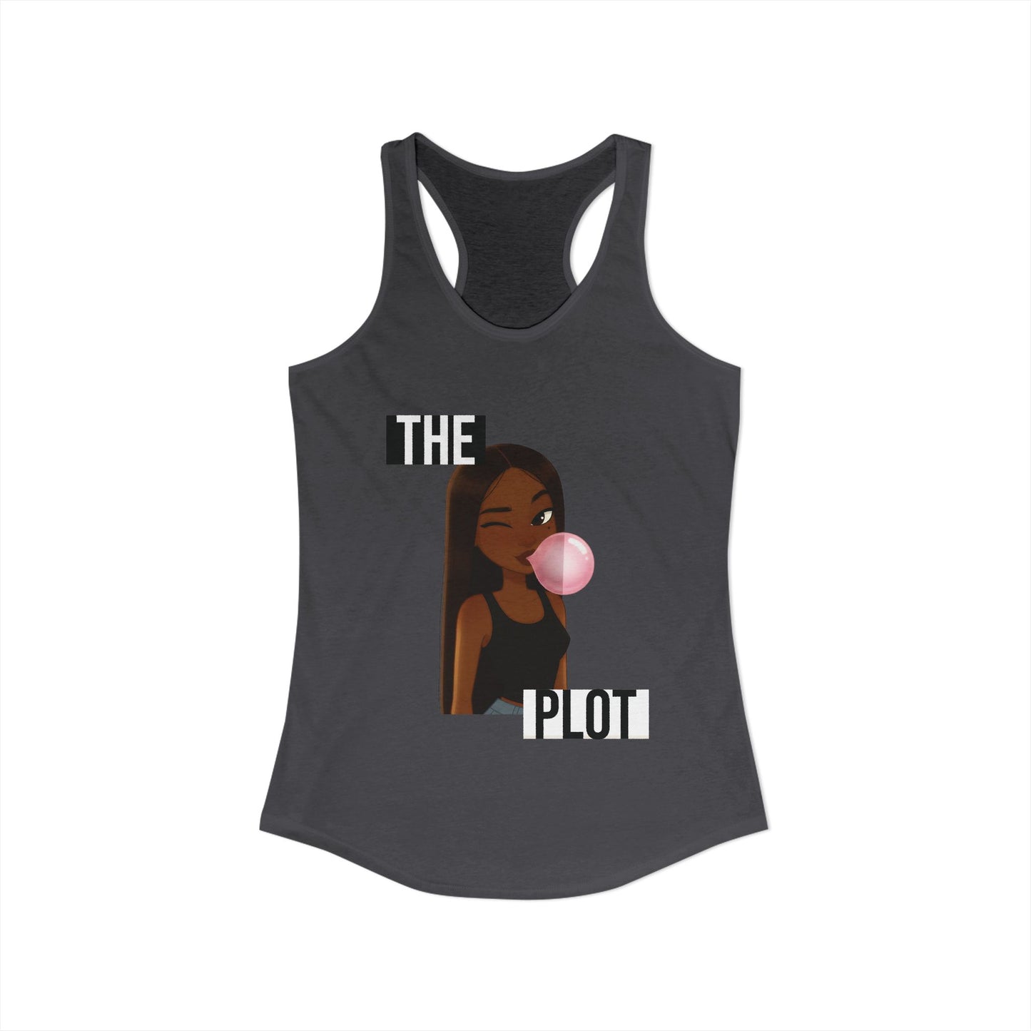 "The Plot" Women's Ideal Racerback Tank