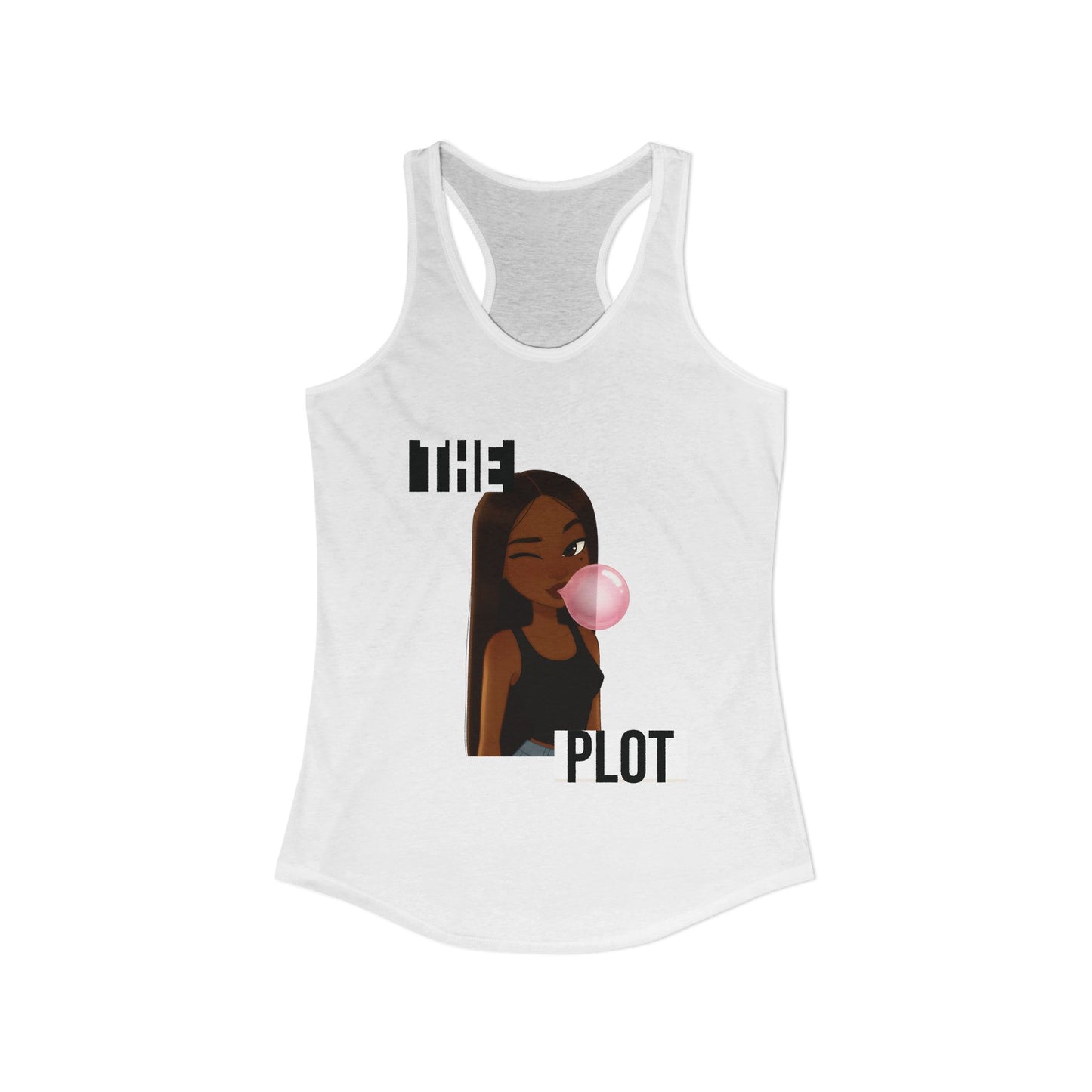 "The Plot" Women's Ideal Racerback Tank