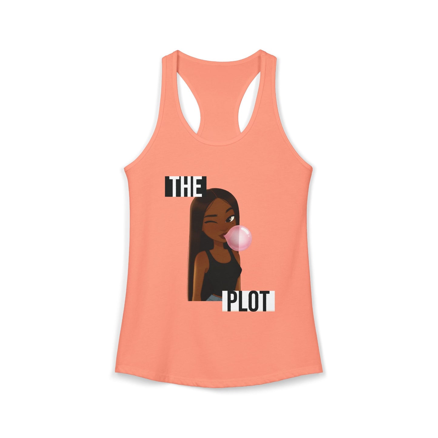 "The Plot" Women's Ideal Racerback Tank
