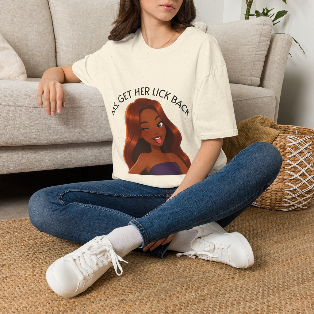 Ms. Get Her Lick Back "Mavi" T-Shirt — Graphic Tee for Women