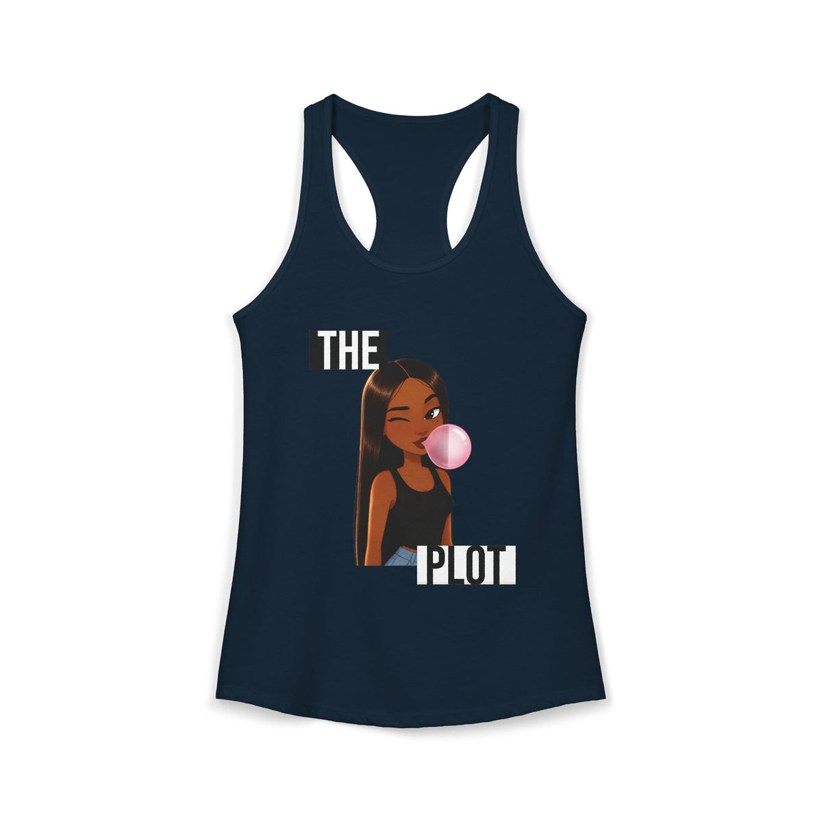 "The Plot" Women's Ideal Racerback Tank