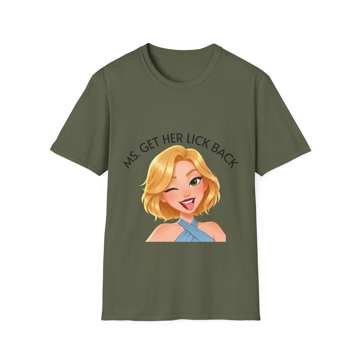 Ms. Get Her Lick Back "Lumi" T-Shirt —Graphic Tee for Women