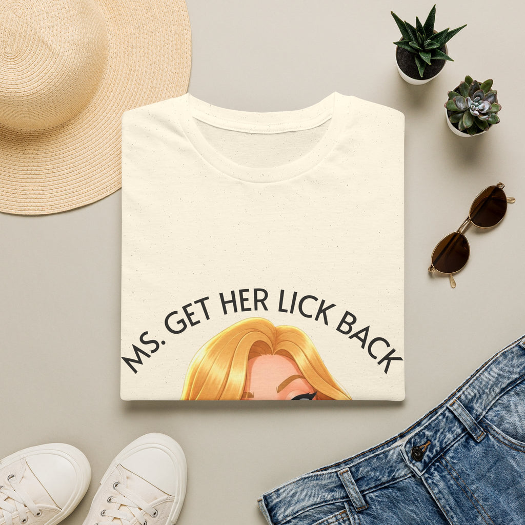 Ms. Get Her Lick Back "Lumi" T-Shirt —Graphic Tee for Women