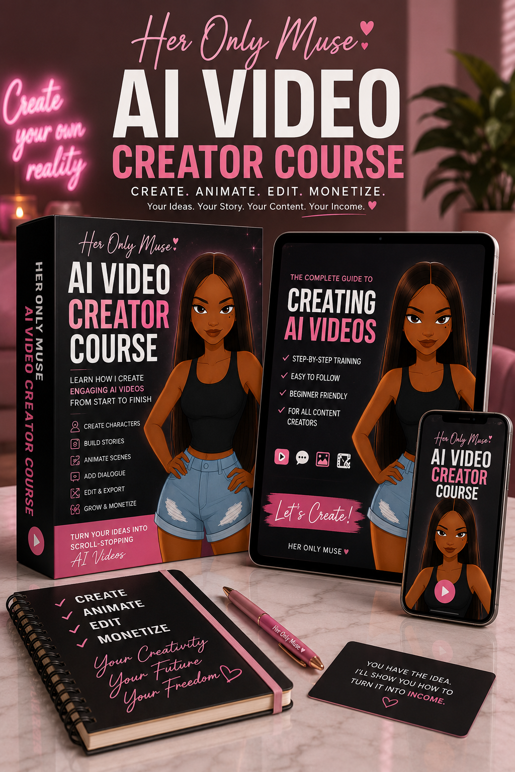 Her Only Muse AI Video Creator Course